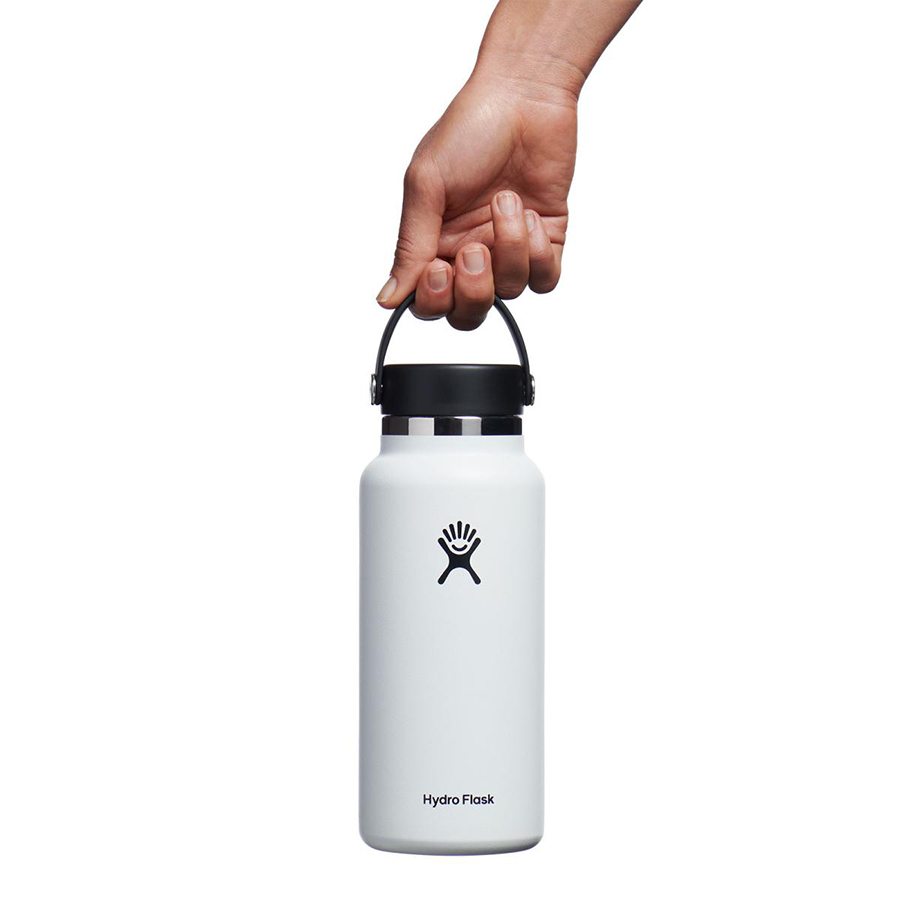 Bình nước Hydro Flask Wide Flex Cap W32BTS 32 Oz 946ml White