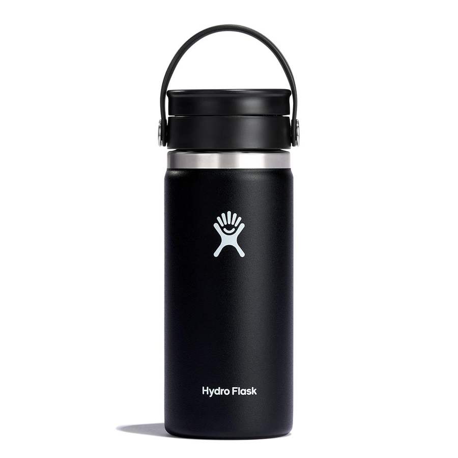 Bình nước Hydro Flask Wide Flex Sip Lid W16BCX - 16 Oz 473ml Black