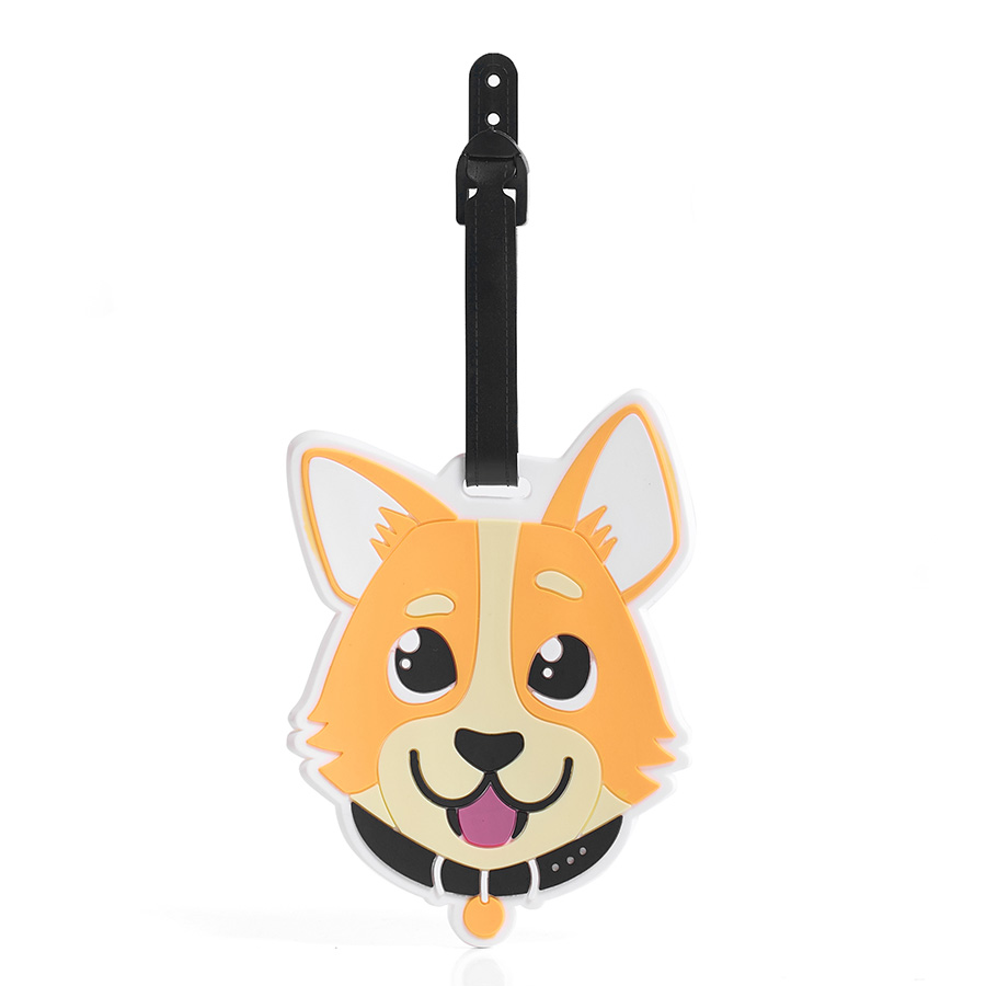 Thẻ treo hành lý Mia Travelon Luggage Tag_Chó Corgi S Đa Màu