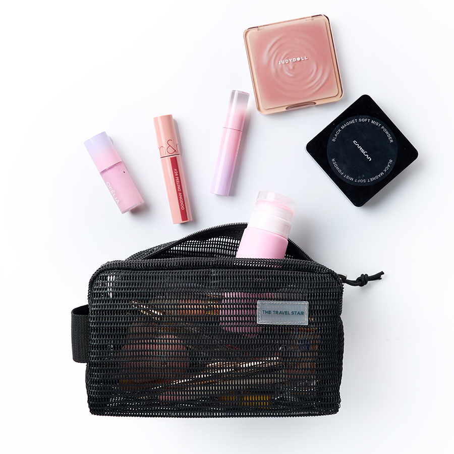 Túi đựng mỹ phẩm The Travel Star Summer Vibe Pouch S Black