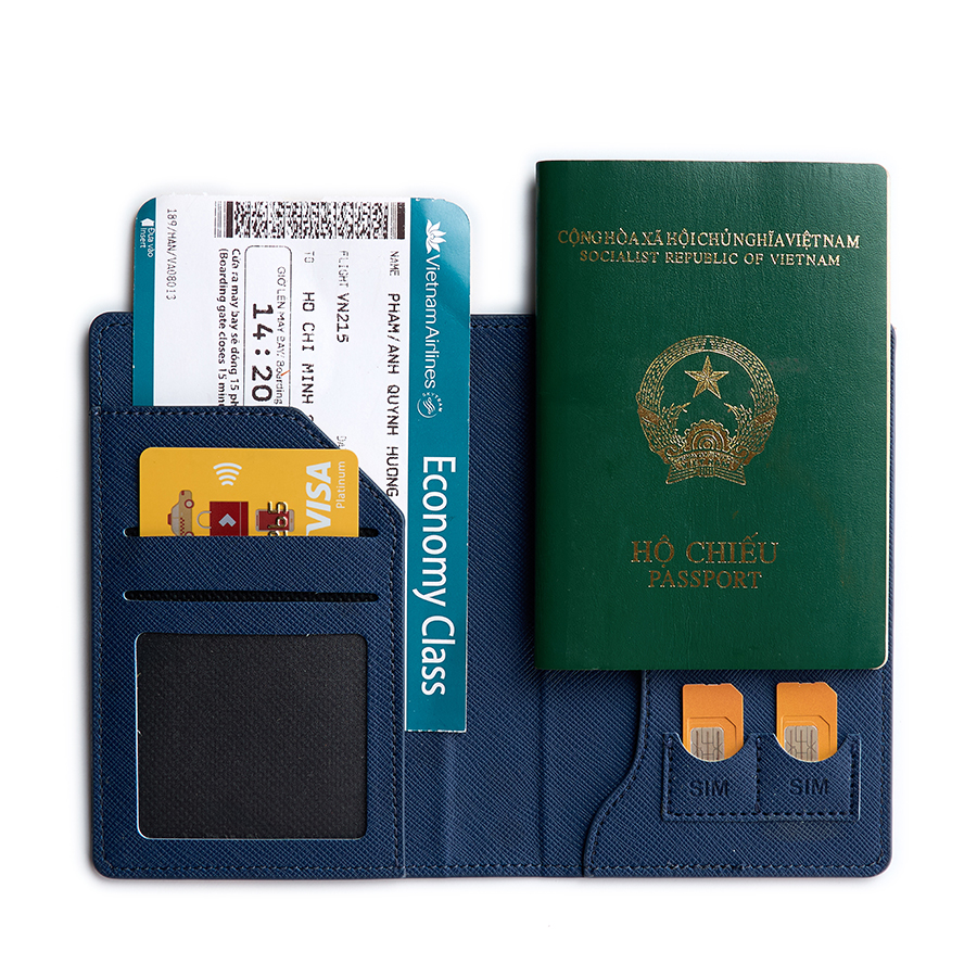 Ví đựng hộ chiếu/passport The Travel Star Xplus Passport Cover S Navy