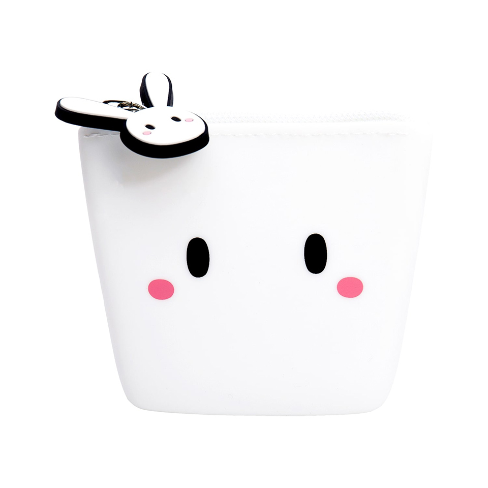 Vali Thỏ Bảy Màu Ví Silicone Thỏ CST7M01 S White