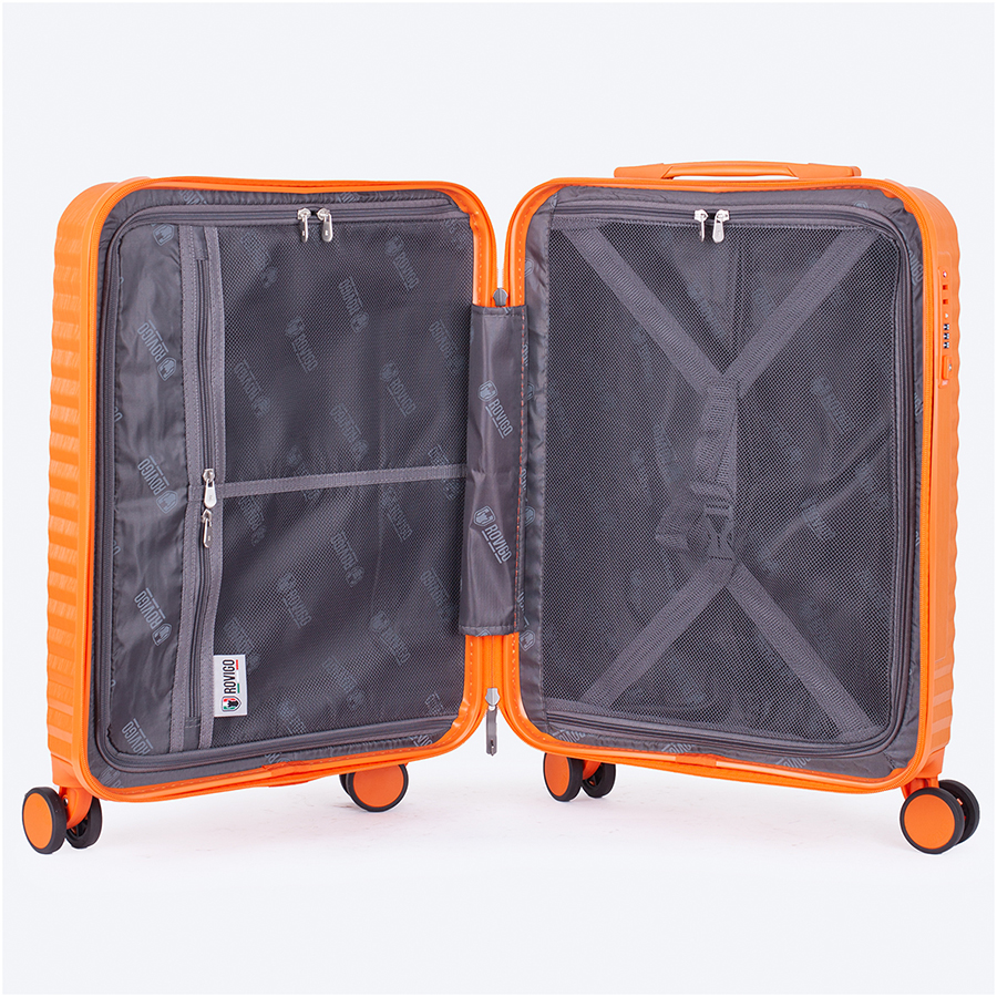 Vali kéo nhựa cứng Rovigo Feni ZS9615_28 L Orange