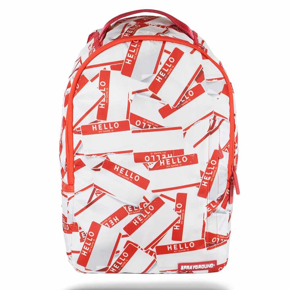 Balo Sprayground Hello Friends Backpack B386 M Red