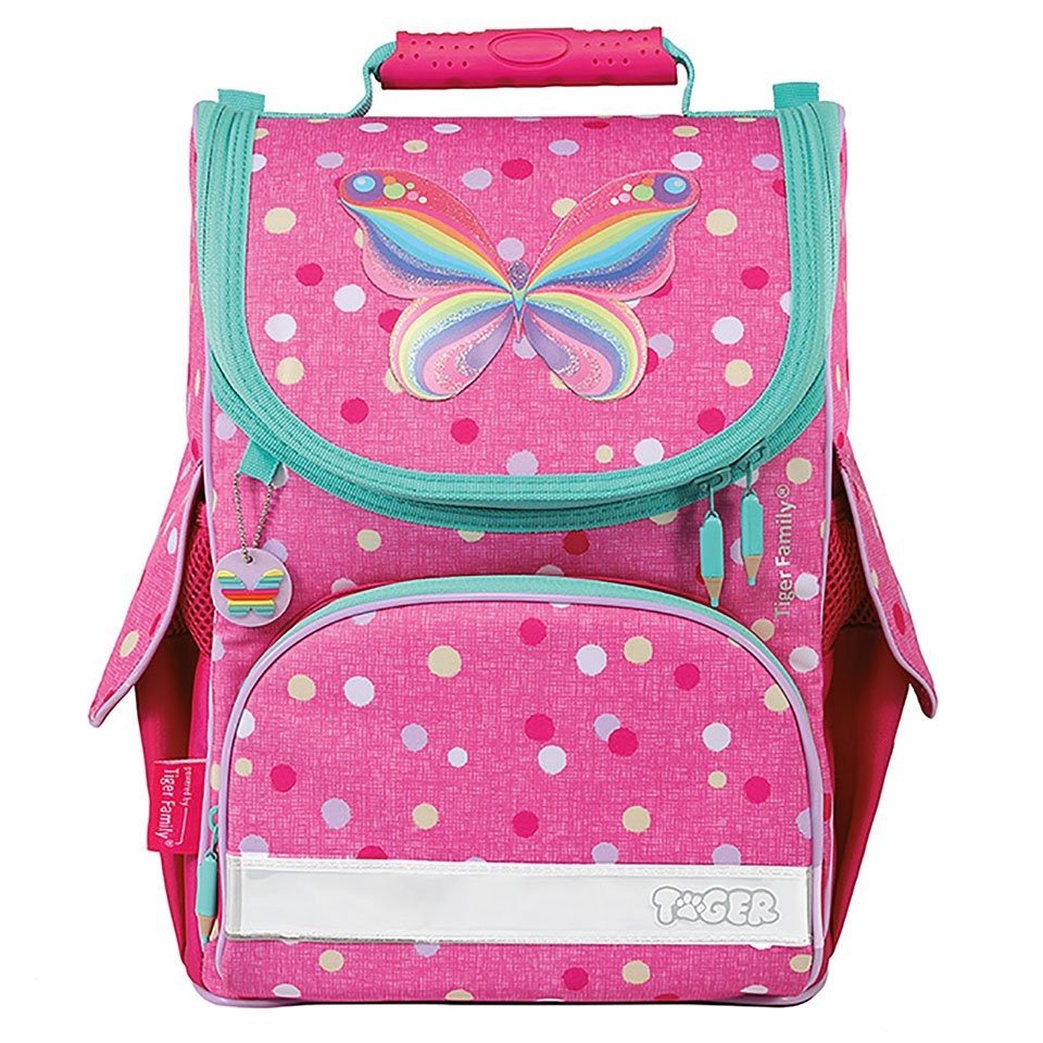Balo Tiger Family Nature Quest Rainbow Butterfly TGNQ-008A S Pink