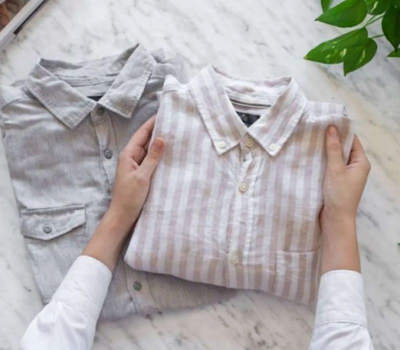 6 cách gấp áo sơ mi tay dài: Nhanh, gọn, giữ form chuẩn
