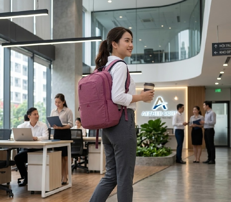 Ấn tượng thật về balo đựng laptop 15.6 inch Rivacase 7760