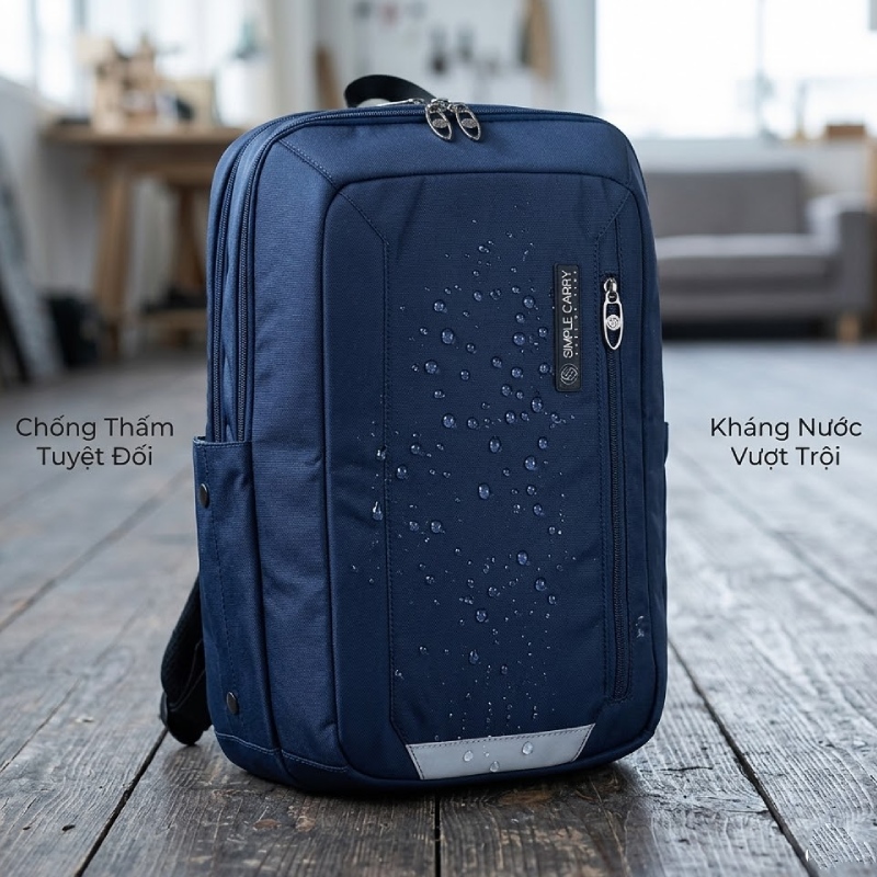 Review chân thật balo chống sốc laptop 14 inch Simplecarry CREDO 5 4