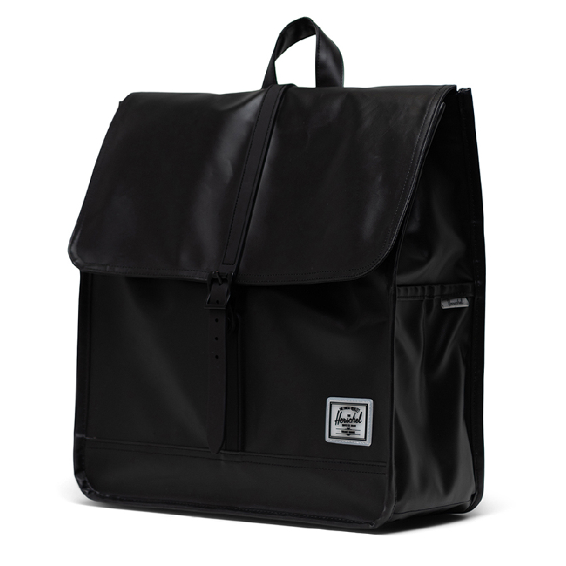 Balo đen trơn Herschel City Weather Resistant dễ sử dụng hơn mình nghĩ 2