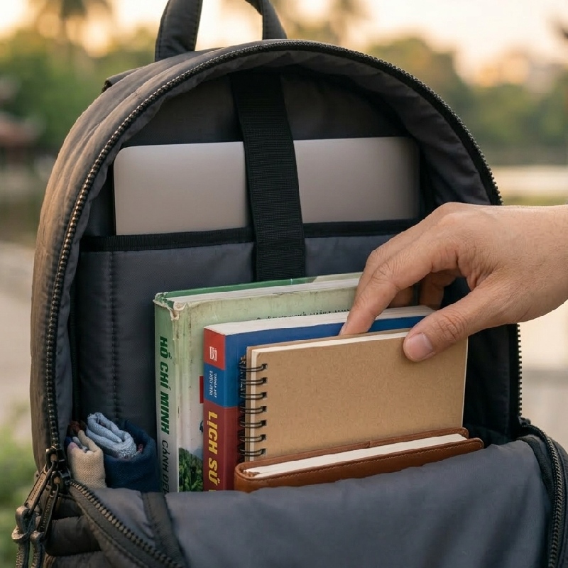 Review thực tế balo đẹp đi học Herschel Settlement Quilted™ 4