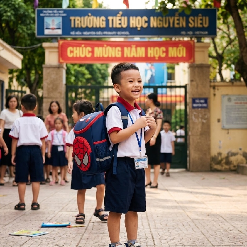 Đánh giá thực tế balo đi học cho bé trai lớp 1 Disney Spiderman 4