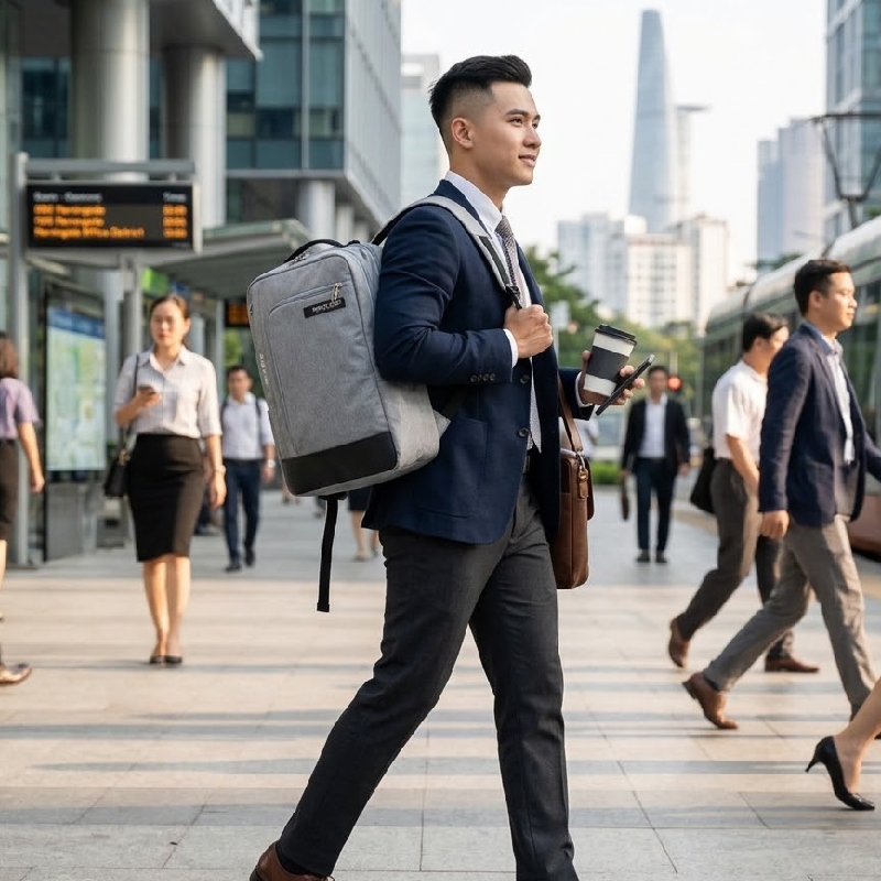 Simplecarry E-City 2: Balo đựng laptop 15.6 inch mình dùng lâu nhất mà chưa muốn đổi 3