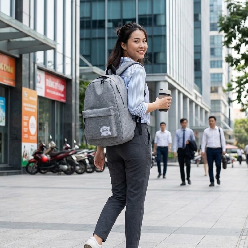Mình đã sử dụng balo laptop 13 inch Herschel Classic TM lâu hơn dự tính 3