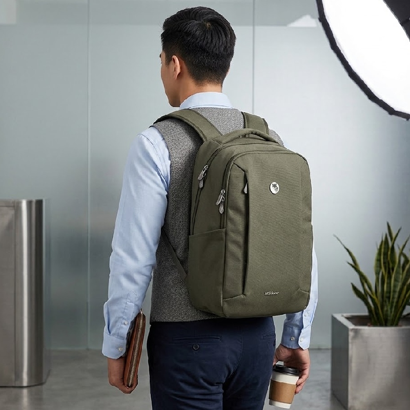 Balo máy tính xách tay Mikkor The Levi Backpack 17\