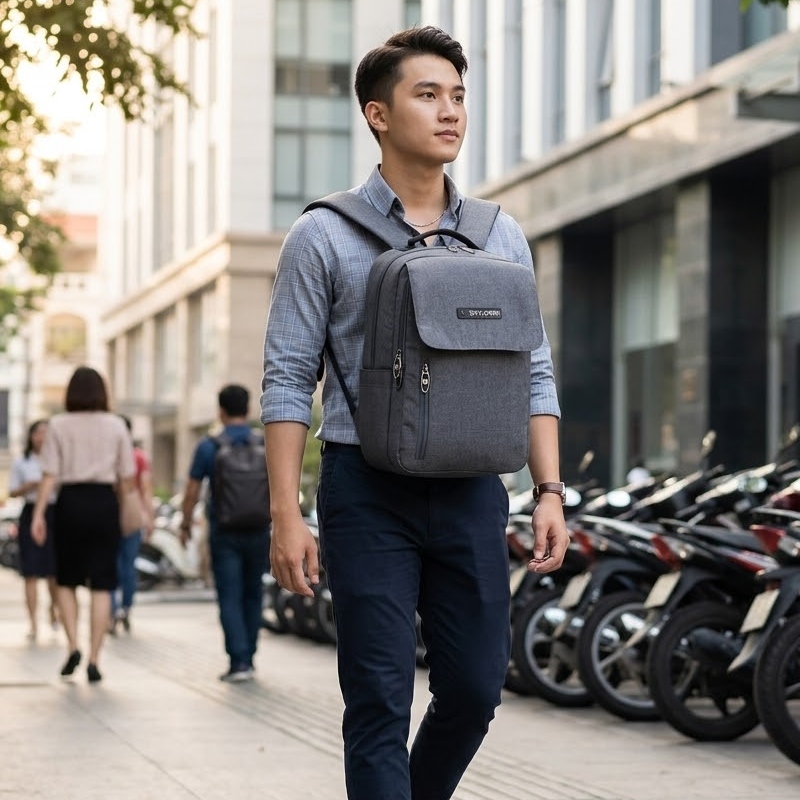 Cảm nhận thực tế balo máy tính xách tay Simplecarry Issac 2 sau 3 tháng 6