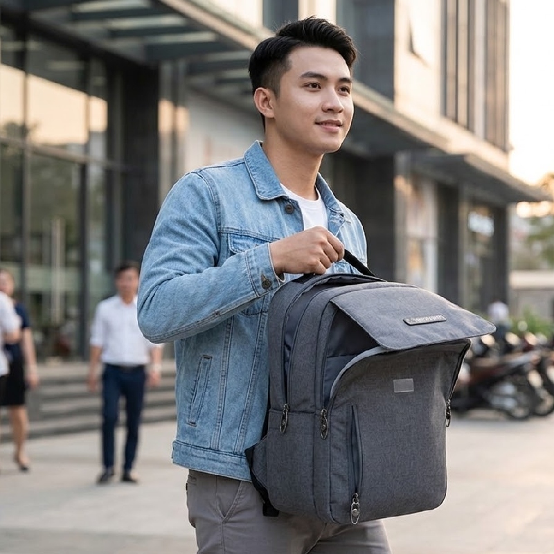 Cảm nhận thực tế balo máy tính xách tay Simplecarry Issac 2 sau 3 tháng 3