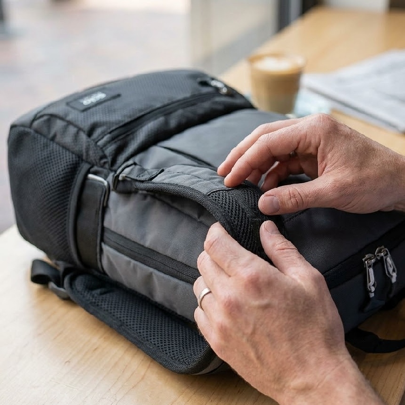 Đánh giá balo nam công sở Solo Varsity Draft sau thời gian sử dụng thực tế 2