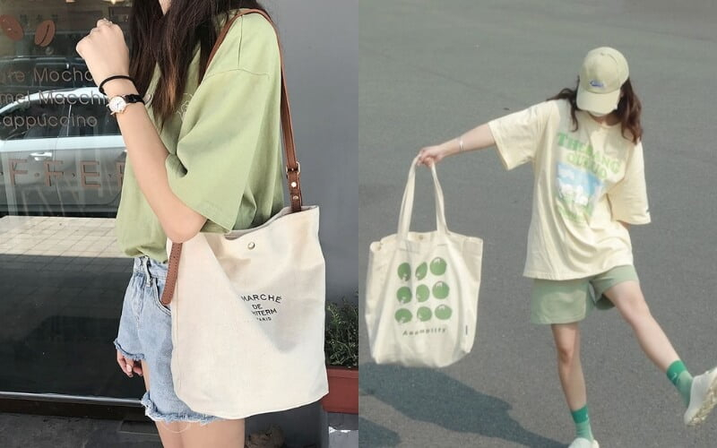5 Cách đeo túi tote đẹp không lỗi mốt cho cả nam lẫn nữ 8