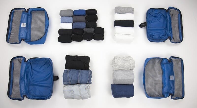 Hướng dẫn cách gấp quần áo gọn vào vali chi tiết nhất 4