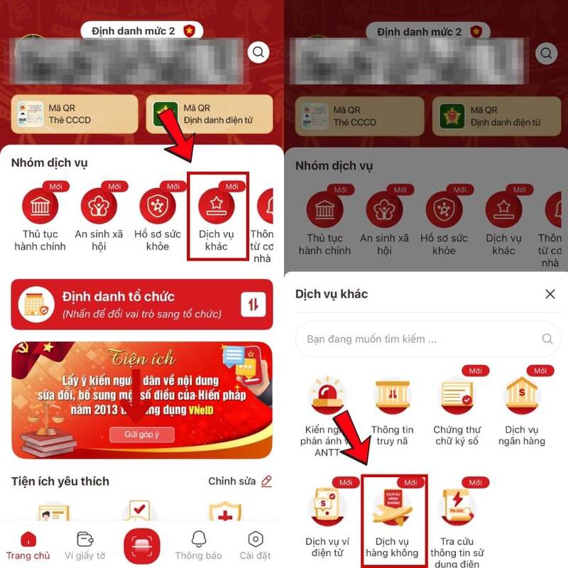 Hướng dẫn check in bằng VNeID khi đi máy bay mới nhất 3