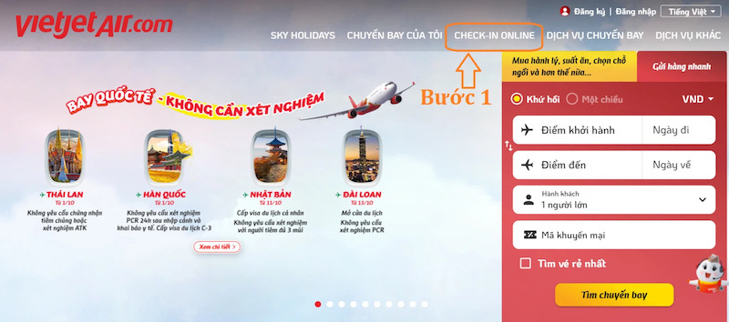 Làm thủ tục check in online: Hướng dẫn check in trực tuyến MỚI NHẤT 5