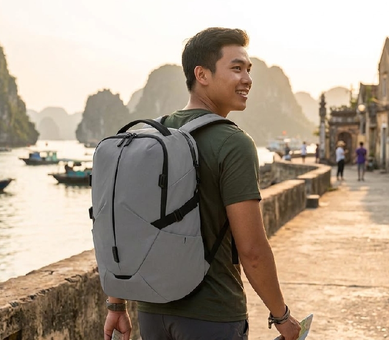 Chuyến đi ngắn cùng balo du lịch đa năng Targus Terra EcoSmart