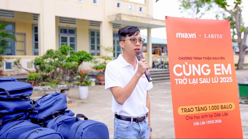 Cùng em trở lại sau lũ 2025 – Hành trình trao 1.000 balo tại 4 điểm trường Đắk Lắk 7