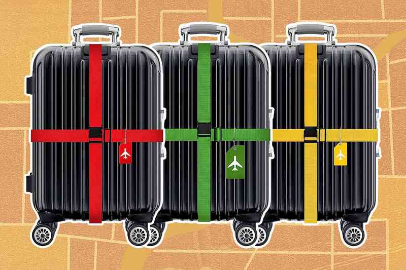 Dây đai vali chữ thập giúp khóa chặt hành lý an toàn 2