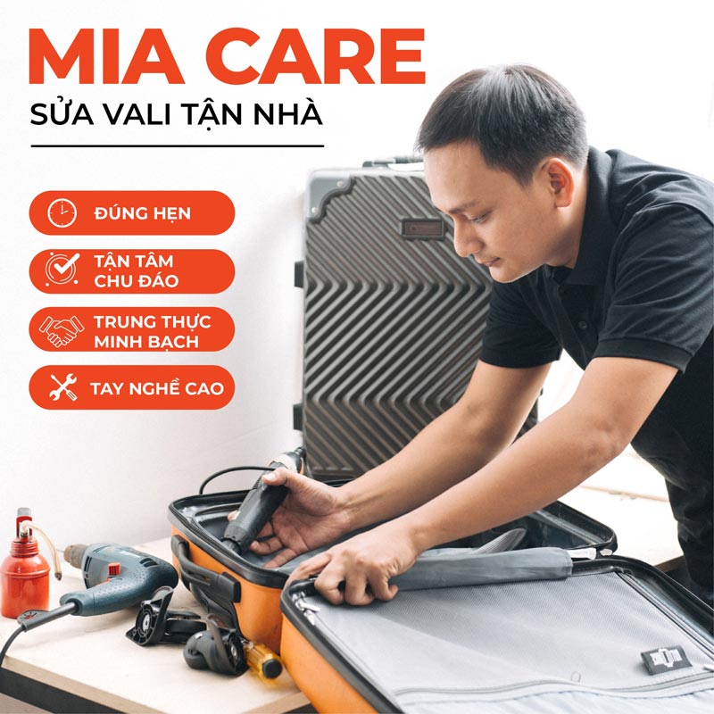 Dịch vụ sửa chữa vali lấy liền MIA CARE, giải pháp nhanh chóng và tiện lợi 2