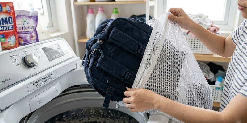 Hướng dẫn giặt balo bằng máy giặt sao cho đúng chuẩn nhất 6