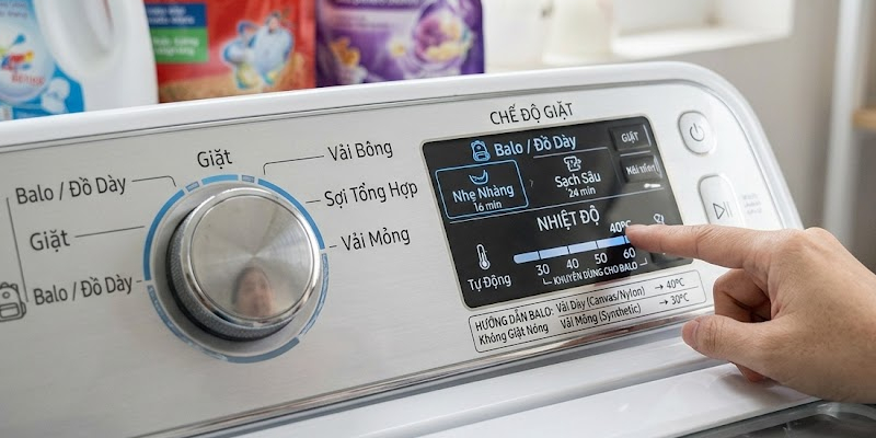 Hướng dẫn giặt balo bằng máy giặt sao cho đúng chuẩn nhất 7