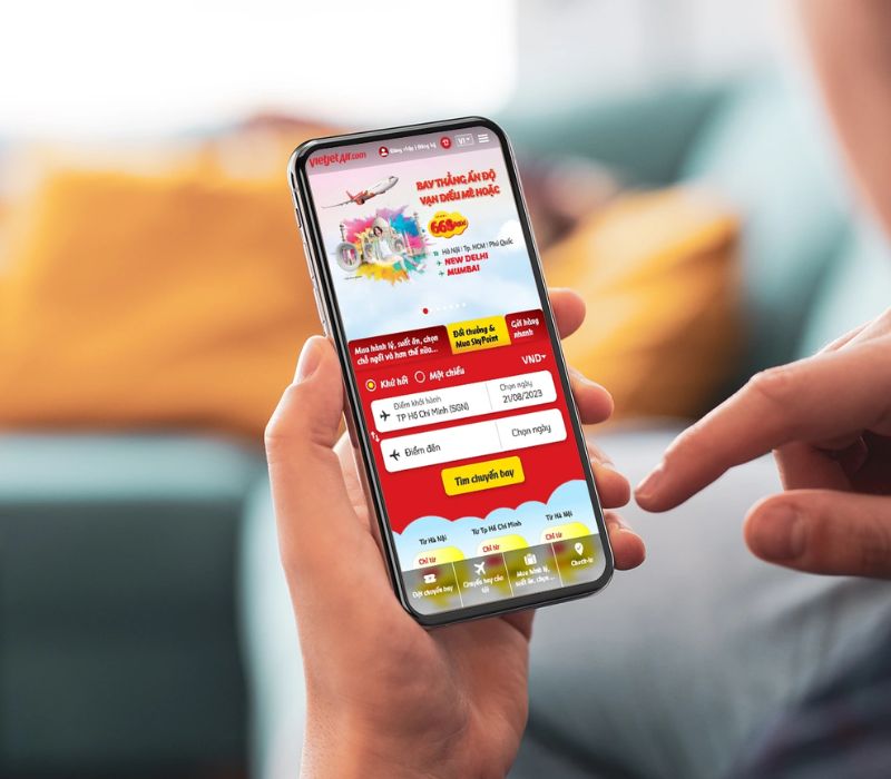 Hướng dẫn cách check in online Vietjet chi tiết của MIA.vn