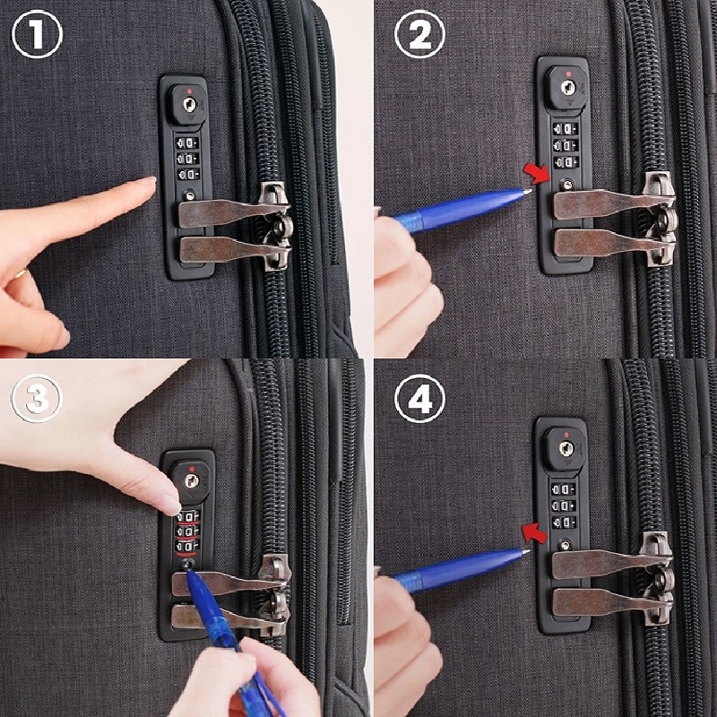 Quên mật khẩu vali 3 số phải làm sao? Hướng dẫn cách xử lý 4