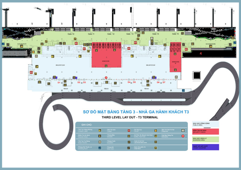 Toàn cảnh sơ đồ sân bay Tân Sơn Nhất giúp tiết kiệm thời gian làm thủ tục 10