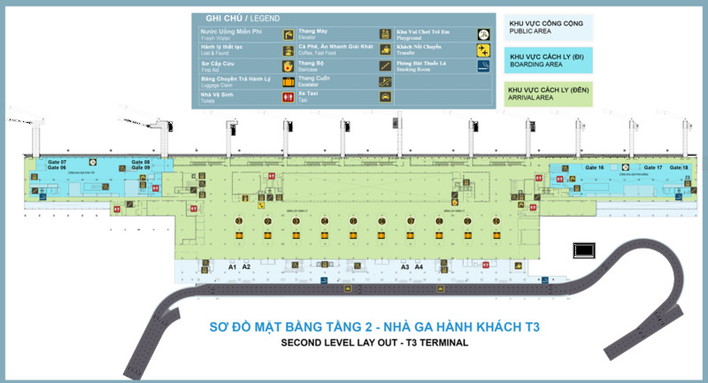 Toàn cảnh sơ đồ sân bay Tân Sơn Nhất giúp tiết kiệm thời gian làm thủ tục 9