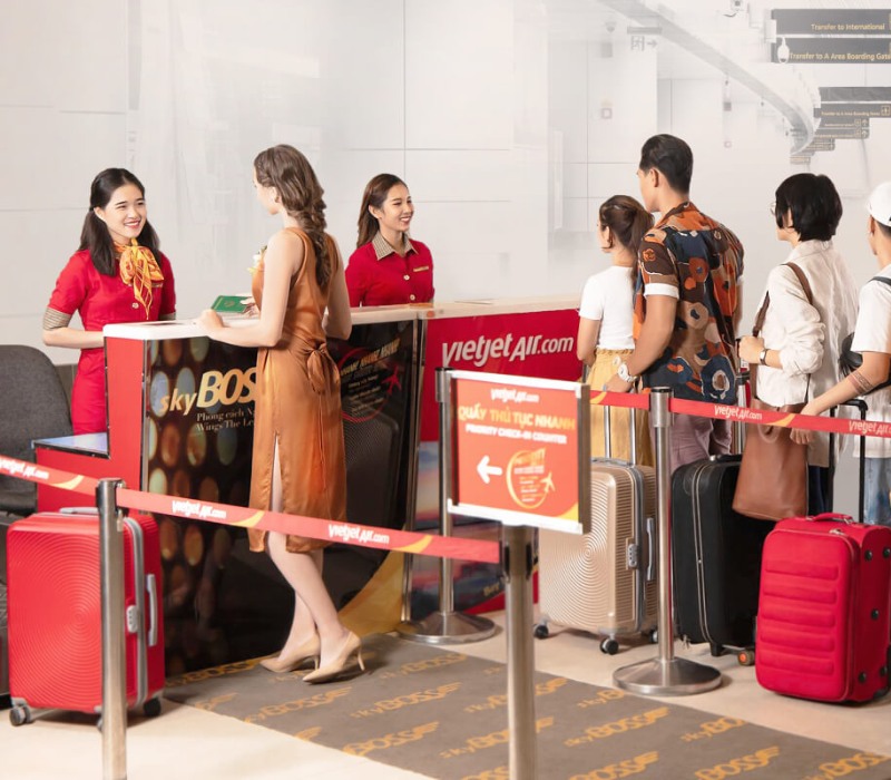 Tìm hiểu quầy Vietjet sân bay Tân Sơn Nhất mới nhất