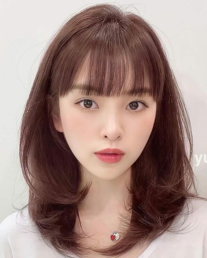 15 kiểu tóc ngang vai đẹp khiến nàng xinh như mộng trong mắt crush 5