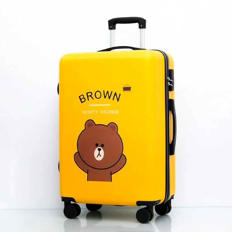 Top những mẫu vali Gấu Brown dễ thương được ưa chuộng nhất hiện nay 3