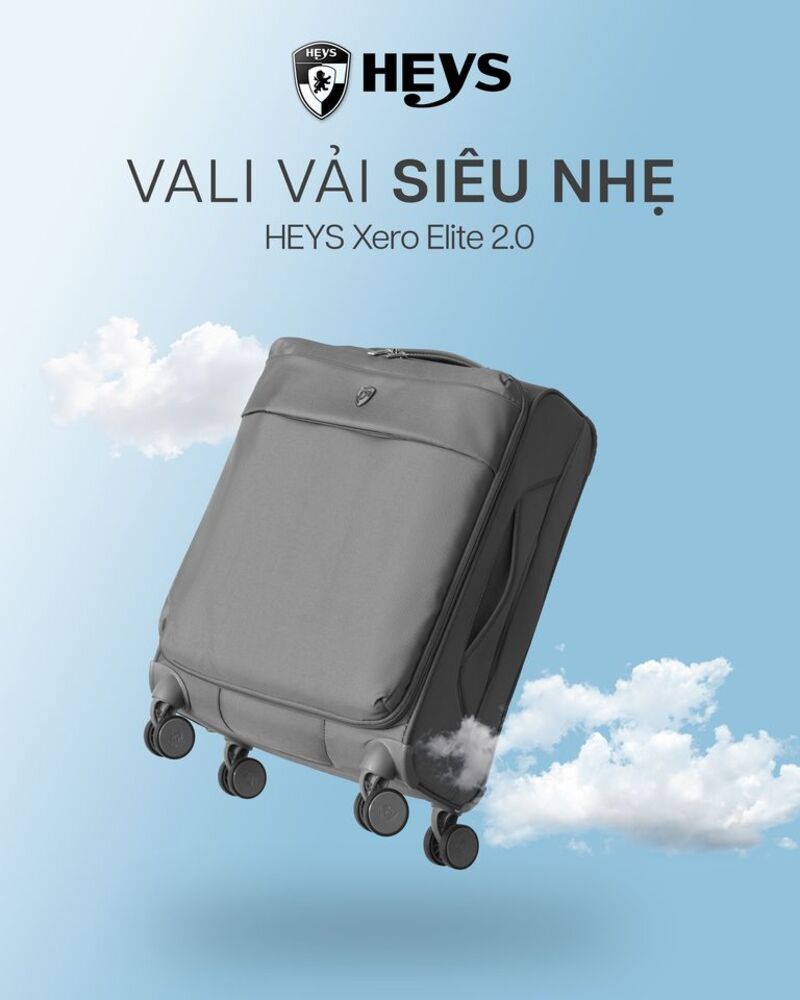 Khám phá chiếc vali vải dù siêu nhẹ Heys Xero Elite từ Canada 2