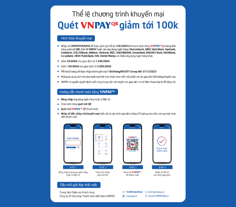 Quét VNPay - Giảm ngay đến 100K 3