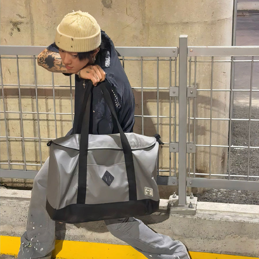 Túi trống Herschel Heritage Duffle Weather Resistant Standard M Gargoyle
