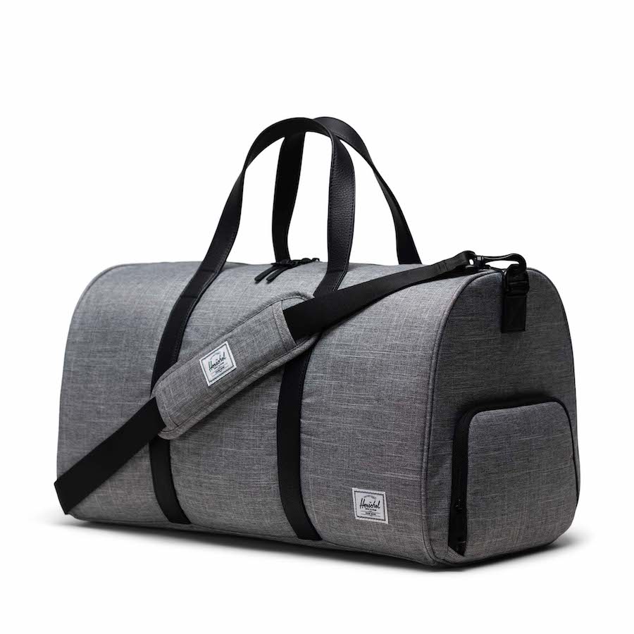 Túi trống Herschel Novel TM Duffle Standard M Raven Crosshatch