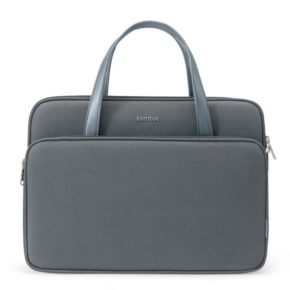 Túi Xách Tomtoc H21-C01G01 Briefcase Premium For Macbook 13”/14”, Ultrabook 13″ S Gray