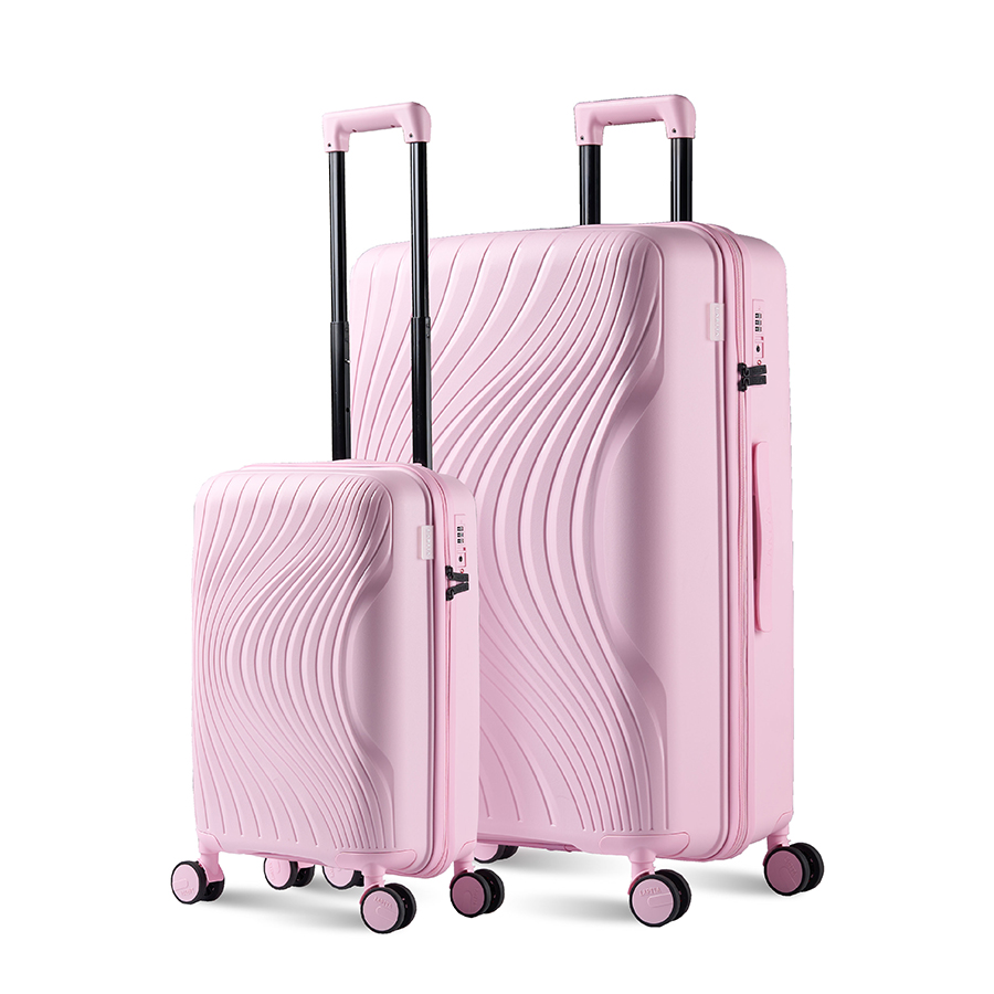 Vali Combo 2 Vali Larita Lena Size S + L Pink