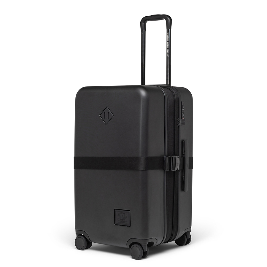 Vali kéo nhựa cứng Herschel Heritage TM Hardshell EXP Medium Luggage_26 L Black