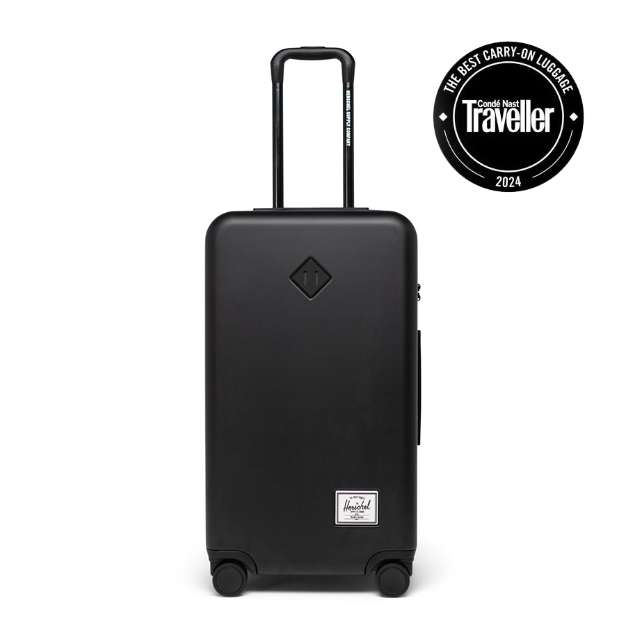 Vali Herschel Heritage TM Hardshell Medium Luggage_26 L Black