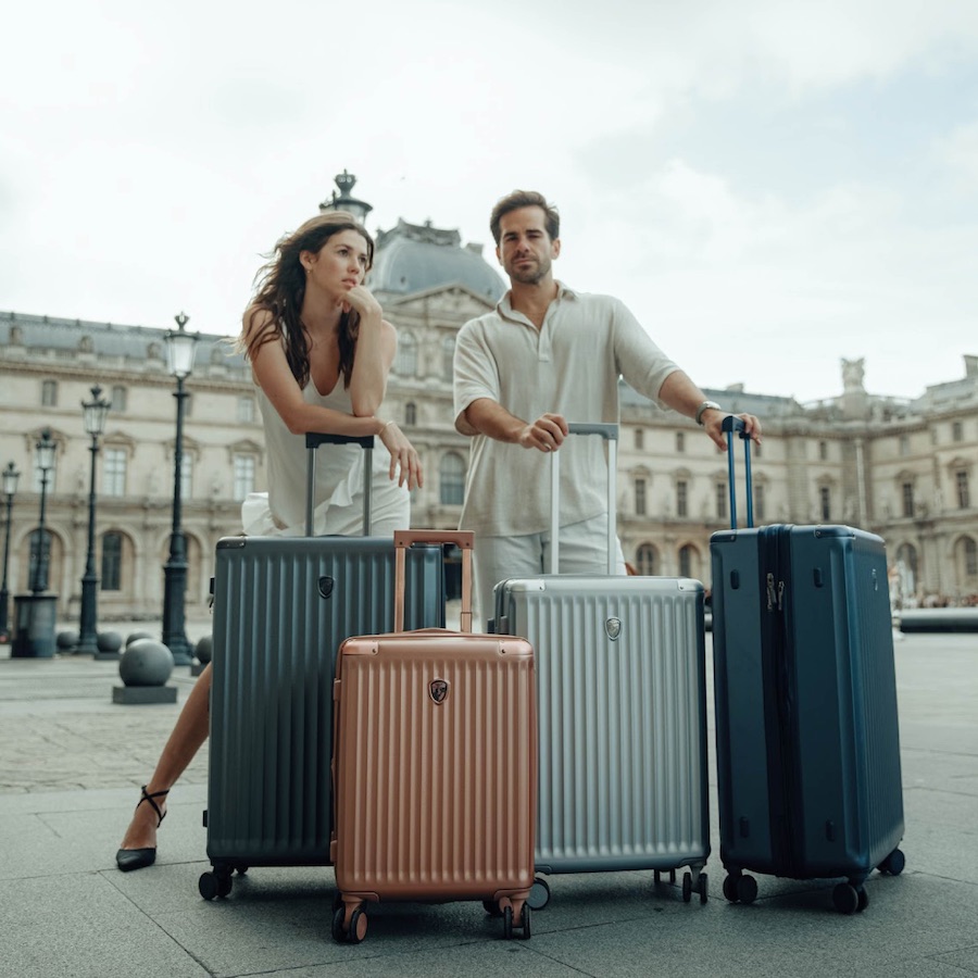 Vali kéo nhựa dẻo Heys Luxe_20 S Silver