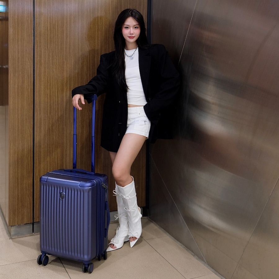 Vali kéo nhựa dẻo Heys Luxe_28 L Gunmetal