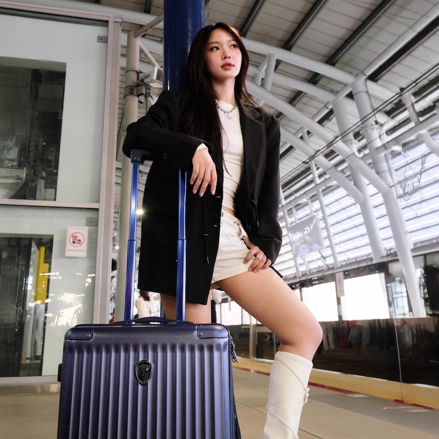 Vali kéo nhựa dẻo Heys Luxe_28 L Gunmetal