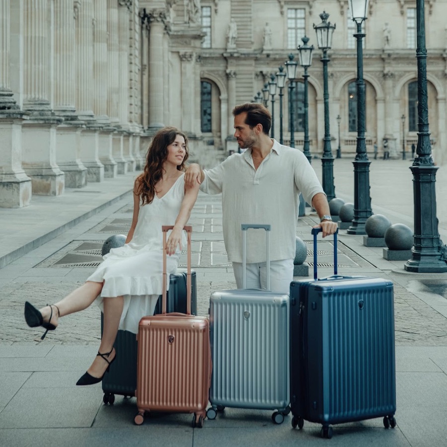 Vali kéo nhựa dẻo Heys Luxe_20 S Silver